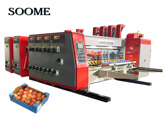 1200*2400 Modelo Impressora Flexo Slotter Máquina de Corte a Die para Fabricação e Embalagem de Caixas Corrugadas