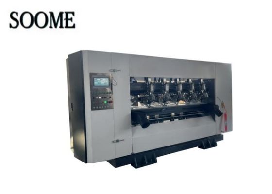 Eficiência Máquina de punção de cortador de lâmina fina 1800/2200 Modelo com cor personalizada para fabricação de caixas onduladas