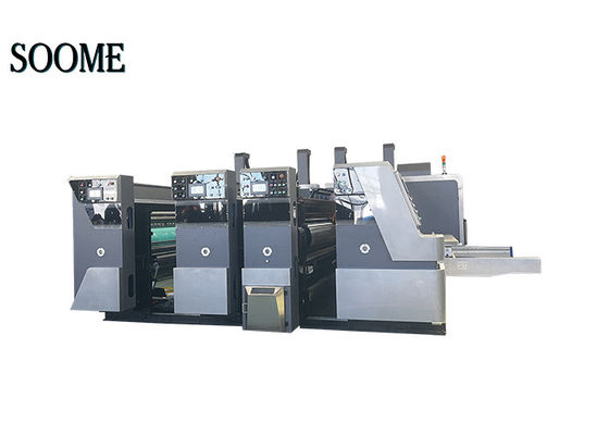 Econômico 1 Corpo corrugado Flexo Printer Slotter Die Cutter Para Pequena caixa de impressão de fabricação