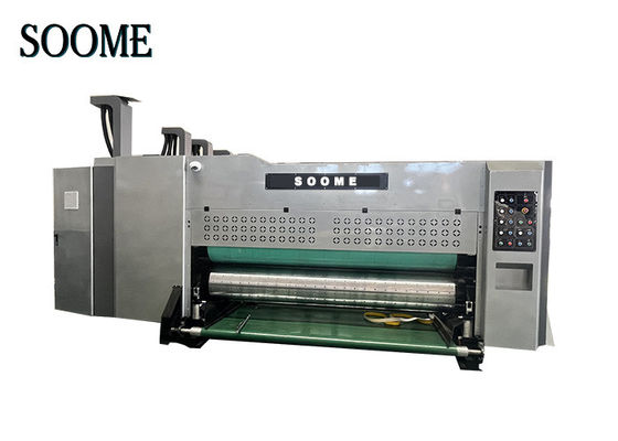 Econômico 1 Corpo corrugado Flexo Printer Slotter Die Cutter Para Pequena caixa de impressão de fabricação