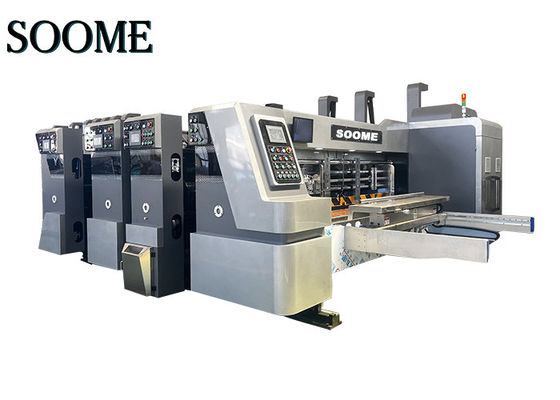 Econômico 1 Corpo corrugado Flexo Printer Slotter Die Cutter Para Pequena caixa de impressão de fabricação