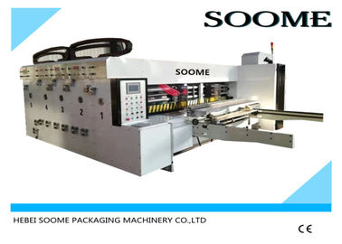 Máquina cortando giratória da máquina elétrica de Slotter da impressora de Flexo para ondulado