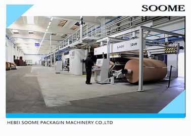 Micro linha de produção equipamento do cartão do cartão ondulado de fabricação da caixa de cartão