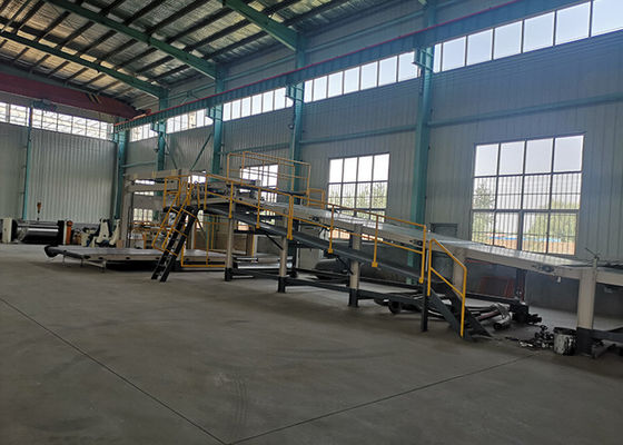 Planta do cartão ondulado da dobra 2200mm da segunda mão 7