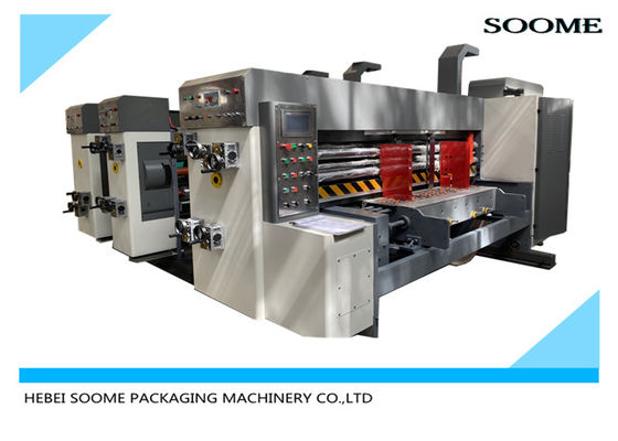 impressora automática Slotter Die Cutter de 1050*2000 160pcs/min Flexo para a caixa de cartão