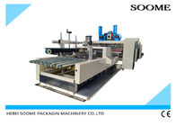 O tela táctil do Plc corrugado encaderna a máquina imprimindo para a linha do enlace da indústria