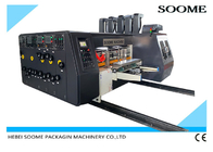 Máquina automática Flexo da corrugação da caixa expressa profissional que imprime a fatura cortando da caixa de Slotter