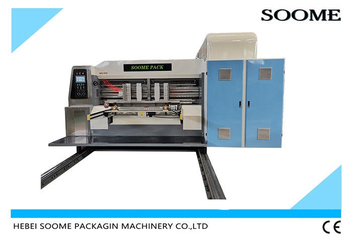Máquina de corte do cartão de Slotter Corrugated Card da impressora de cor quatro